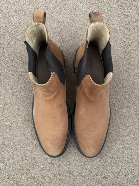 Koio Fermo Leather Chelsea Boots Men\'s 45 US 12 Made in Italy Lug Sole main image 4
